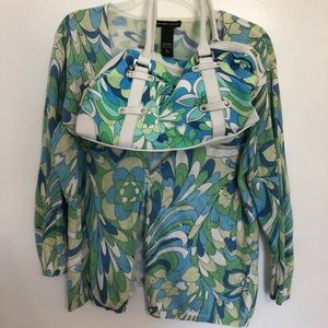 New York & Company Cardigan & Purse Set